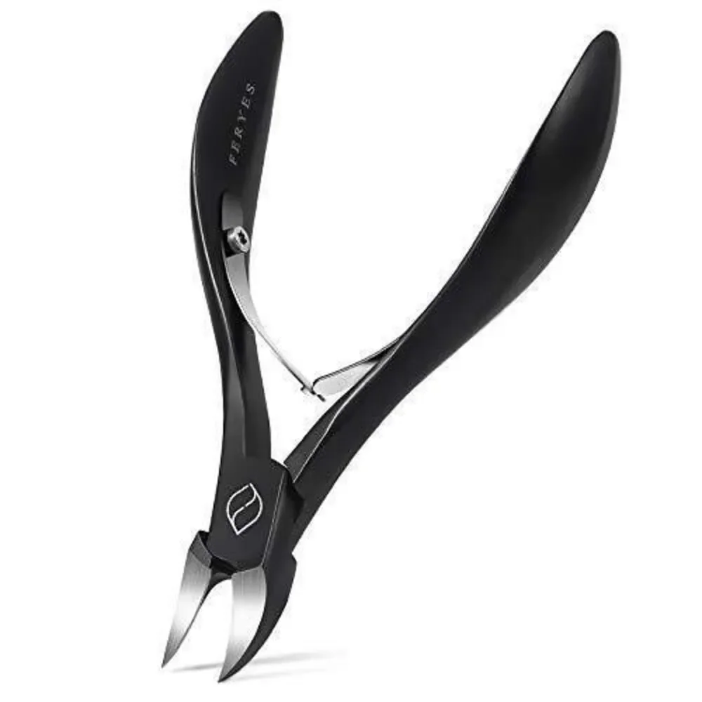 FERYES Toenail Clippers for Thick Fungal or Ingrown Toenails with Metal Case NEW